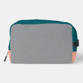 Shiba krijgt slaperige driekleur toilettas toilettasje (Achterkant)