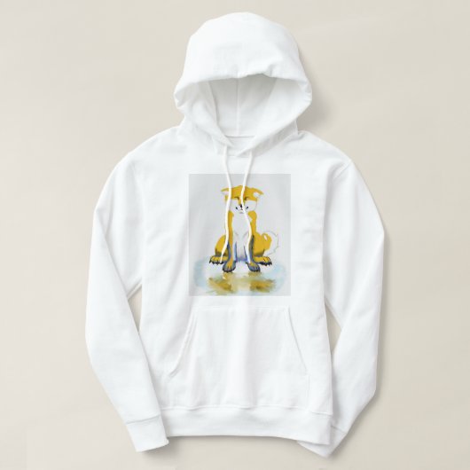 Shiba=Kunst= Hoodie (Design voorkant)
