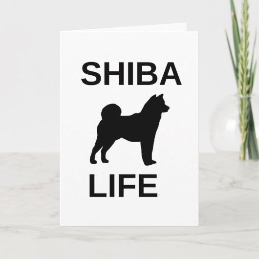 Shiba Life Kaart (Voorkant)