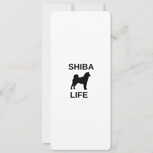 Shiba Life Kaart (Voorkant)