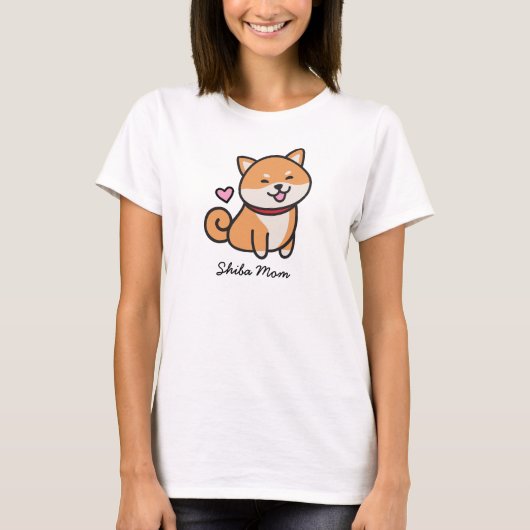 Shiba Ma Shiba Inu Dog T-Shirt (Voorkant)