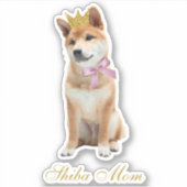 Shiba mama sticker (Voorkant)