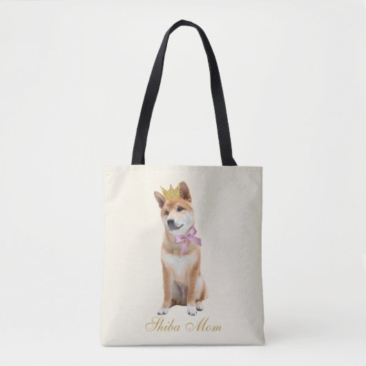 Shiba mama tote bag (Voorkant)
