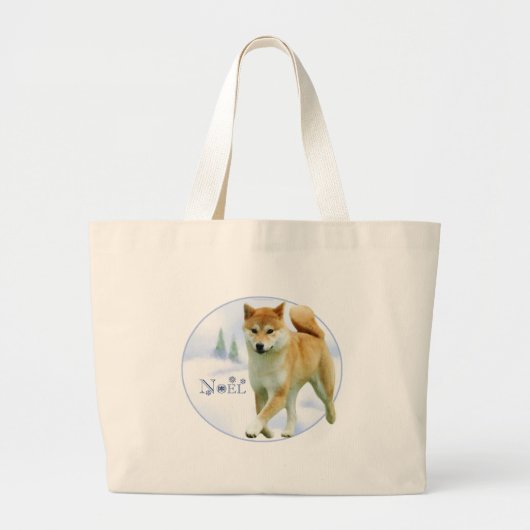 Shiba Noel Grote Tote Bag (Voorkant)