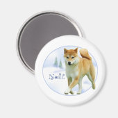 Shiba Noel - Magneet (Voorkant / Achterkant)