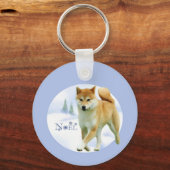 Shiba Noel Sleutelhanger (Voorkant)