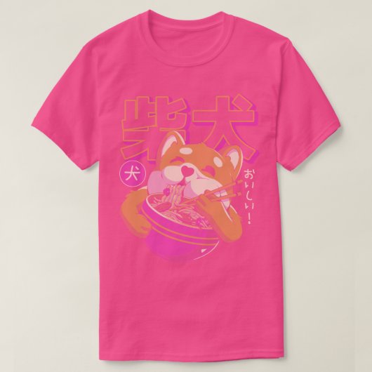 Shiba Noodles T-shirt (Design voorkant)