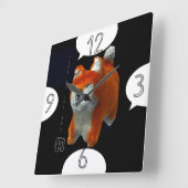 Shiba Puppy 3D Art Dog Year naam Square Wall klok (Hoek)