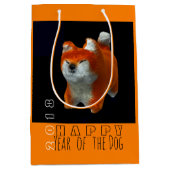 Shiba Puppy 3D Digital Art 2018 MGift B3 Medium Cadeauzakje (Voorkant)