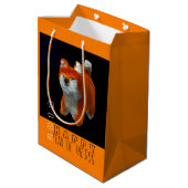 Shiba Puppy 3D Digital Art 2018 MGift B3 Medium Cadeauzakje (Achterkant Gekanteld)