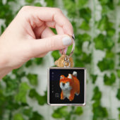 Shiba Puppy 3D Digital Art Dog Year Name Sleutelha Sleutelhanger (Hand)