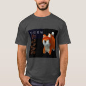 Shiba Puppy 3D Digitale Kunst Hondenjaar 2018 Mann T-shirt (Voorkant)