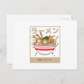 Shiba Style - Delicious Ramen Fans Briefkaart (Voorkant / Achterkant)