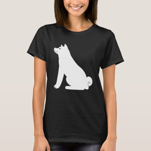Shiba wandeling t-shirt (Voorkant)