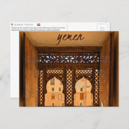 Shibam, Briefkaart Jemen