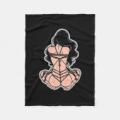 Shibari Girl Care Blanket Fleece Deken (Voorkant)