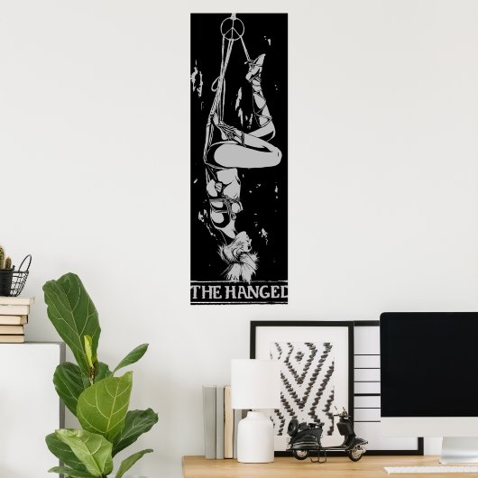 shibari hanged poster (Thuiskantoor)