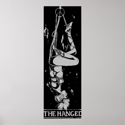 shibari hanged poster (Voorkant)