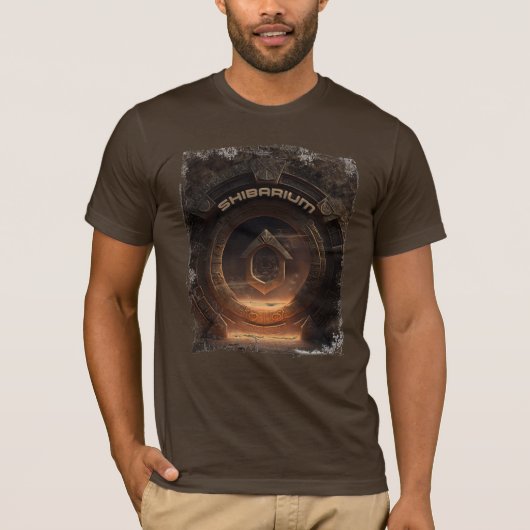 Shibarium Stargate Shiba Inu Portal T-shirt (Voorkant)