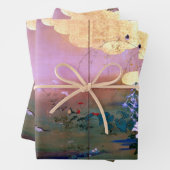 Shibata Zeshin Flowers en Birds of Four Seasons Inpakpapier Vel (In situ)