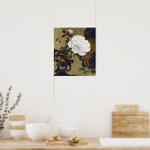 Shibata Zeshin Peonies Poster (Keuken)