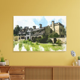 Shibden Hall, Halifax Canvas Afdruk