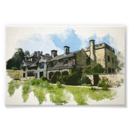 Shibden Hall, Halifax Foto Afdruk