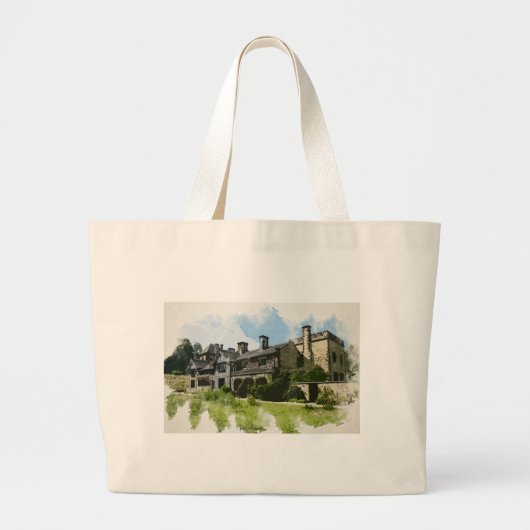 Shibden Hall, Halifax Grote Tote Bag (Voorkant)