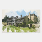 Shibden Hall, Halifax Rechthoekige Sticker (Voorkant)