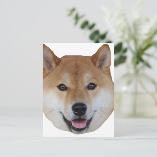 shibe.png briefkaart (Staand voorkant)