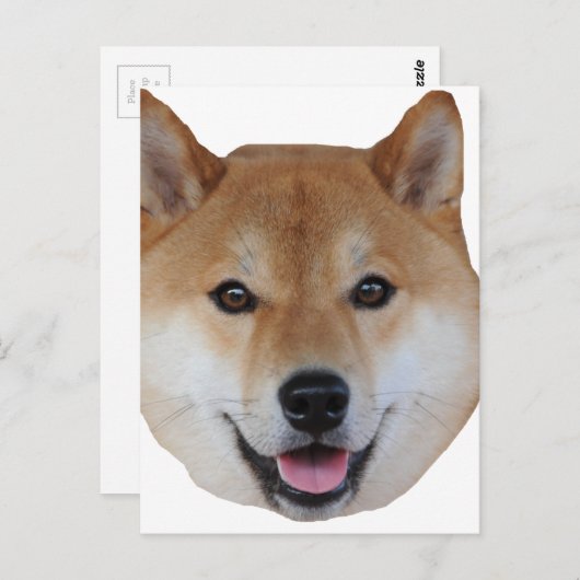 shibe.png briefkaart (Voorkant / Achterkant)