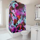 Shibori Batik: Kleurstof met verloopstropdas van W Douchegordijn (In situ)