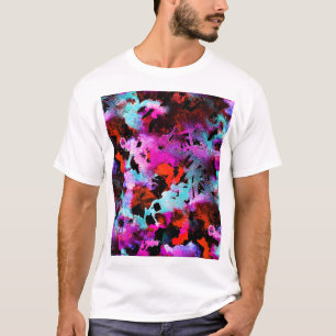 Shibori Batik: Kleurstof met verloopstropdas van W T-shirt