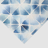 Shibori Blauw Japans Textiel Art No 2 Tissuepapier (Detail)