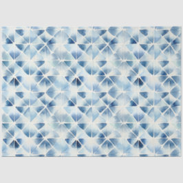 Shibori Blauw Japans Textiel Art No 2 Tissuepapier