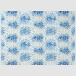 Shibori Blauw Japans Textiel Art No 5 Tissuepapier