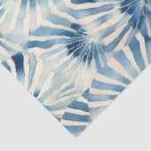 Shibori Blauw Japans Textiel Art No 9 Tissuepapier (Detail)
