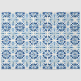 Shibori Blauw Japans Textiel Art nr. 10 Tissuepapier