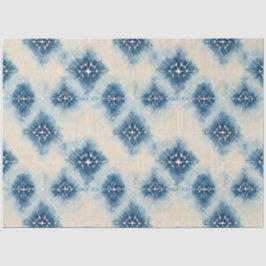 Shibori Blauw Japans Textiel Art nr. 11 Tissuepapier