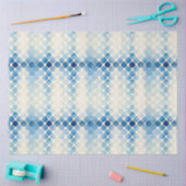 Shibori Blauw Japans Textiel Art nr. 12 Tissuepapier (Craft)