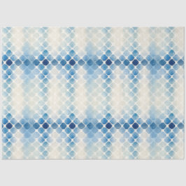 Shibori Blauw Japans Textiel Art nr. 12 Tissuepapier