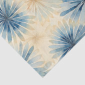 Shibori Blauw Japans Textiel Art nr. 15 Tissuepapier (Detail)