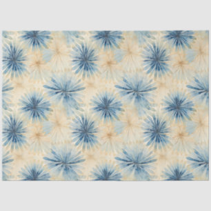 Shibori Blauw Japans Textiel Art nr. 15 Tissuepapier