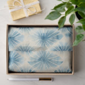 Shibori Blauw Japans Textiel Art nr. 16 Tissuepapier (Geschenk)