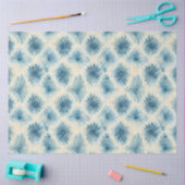 Shibori Blauw Japans Textiel Art nr. 16 Tissuepapier (Craft)