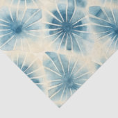 Shibori Blauw Japans Textiel Art nr. 16 Tissuepapier (Detail)