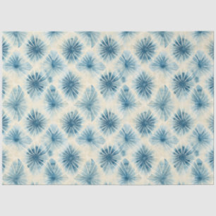 Shibori Blauw Japans Textiel Art nr. 16 Tissuepapier