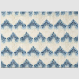 Shibori Blauw Japans Textiel Art nr. 1 Tissuepapier