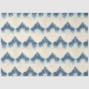 Shibori Blauw Japans Textiel Art nr. 1 Tissuepapier
