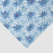 Shibori Blauw Japans Textiel Art nr. 20 Tissuepapier (Detail)